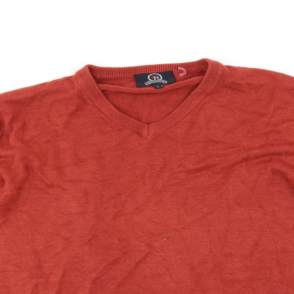 Hutson Harbour Mens Brown   Pullover Jumper Size L