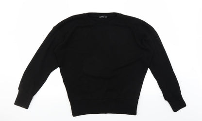 Boohoo Womens Black   Pullover Jumper Size M