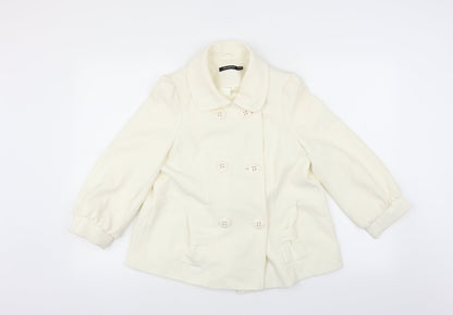 Primark Womens Ivory   Jacket  Size 8