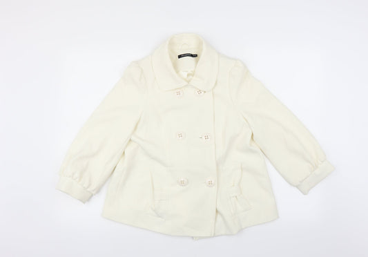 Primark Womens Ivory   Jacket  Size 8