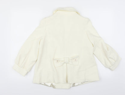 Primark Womens Ivory   Jacket  Size 8