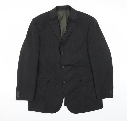 Mens UK Size 44 Preworn Regular Grey Suit Jacket