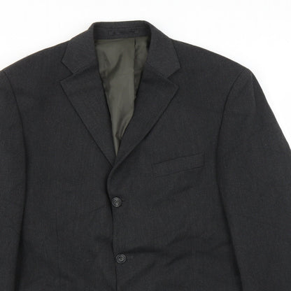 Mens UK Size 44 Preworn Regular Grey Suit Jacket