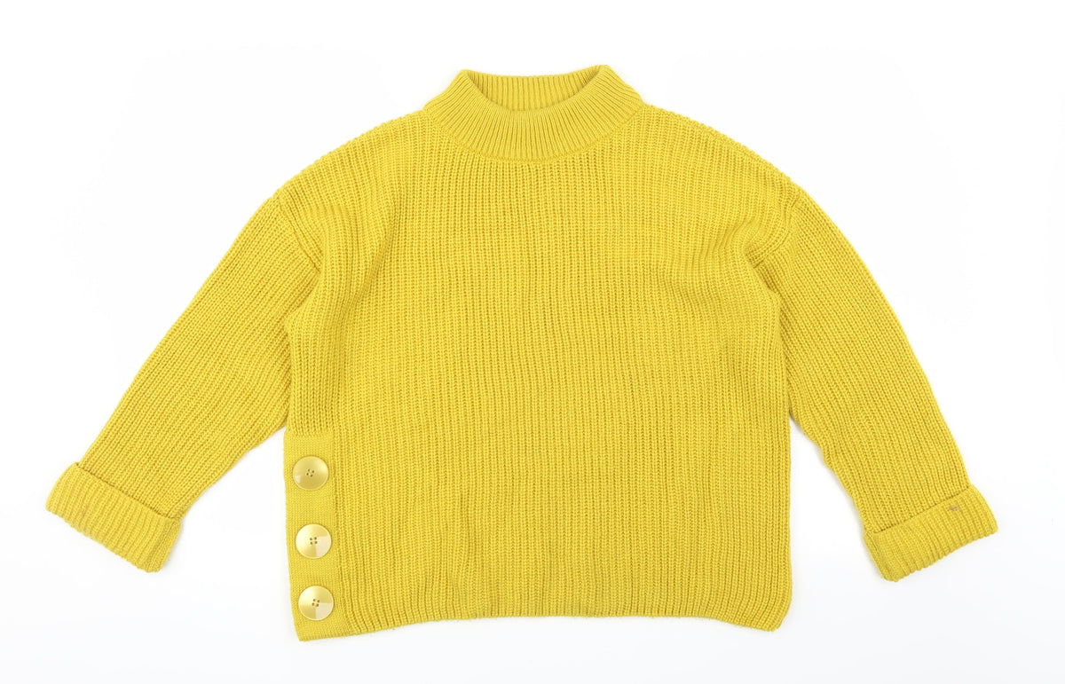 TU Womens Yellow   Pullover Jumper Size 14