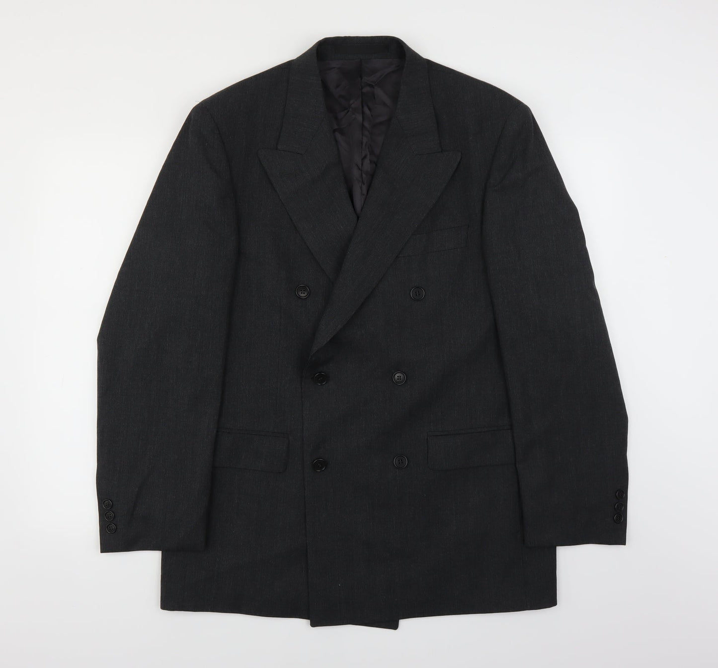 Preworn Mens Grey   Jacket Suit Jacket Size 40