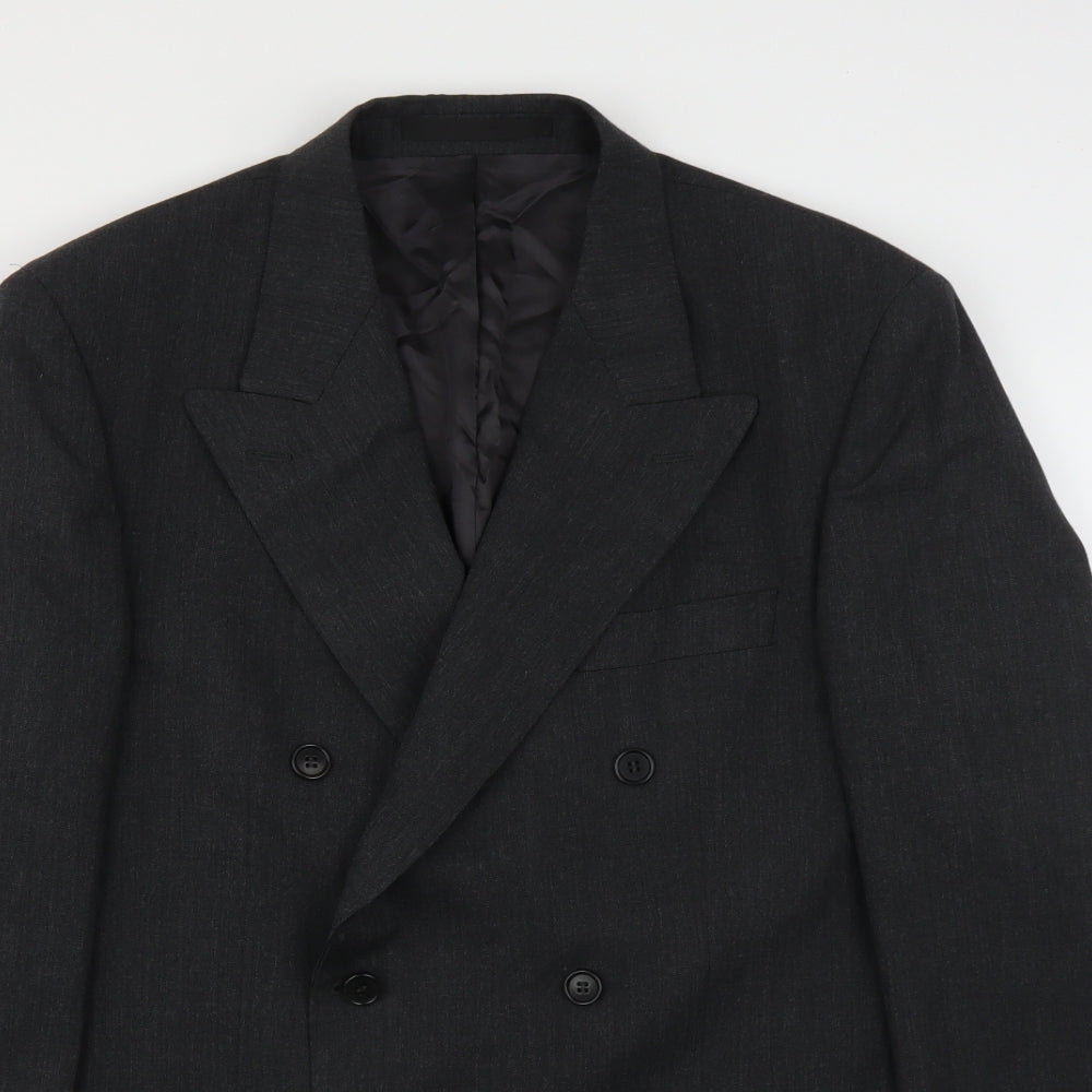 Preworn Mens Grey   Jacket Suit Jacket Size 40