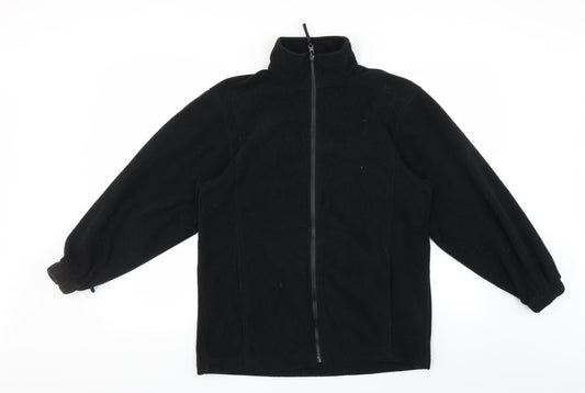 Preworn Mens Black   Full Zip Jumper Size S