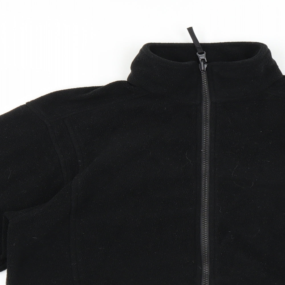 Preworn Mens Black   Full Zip Jumper Size S