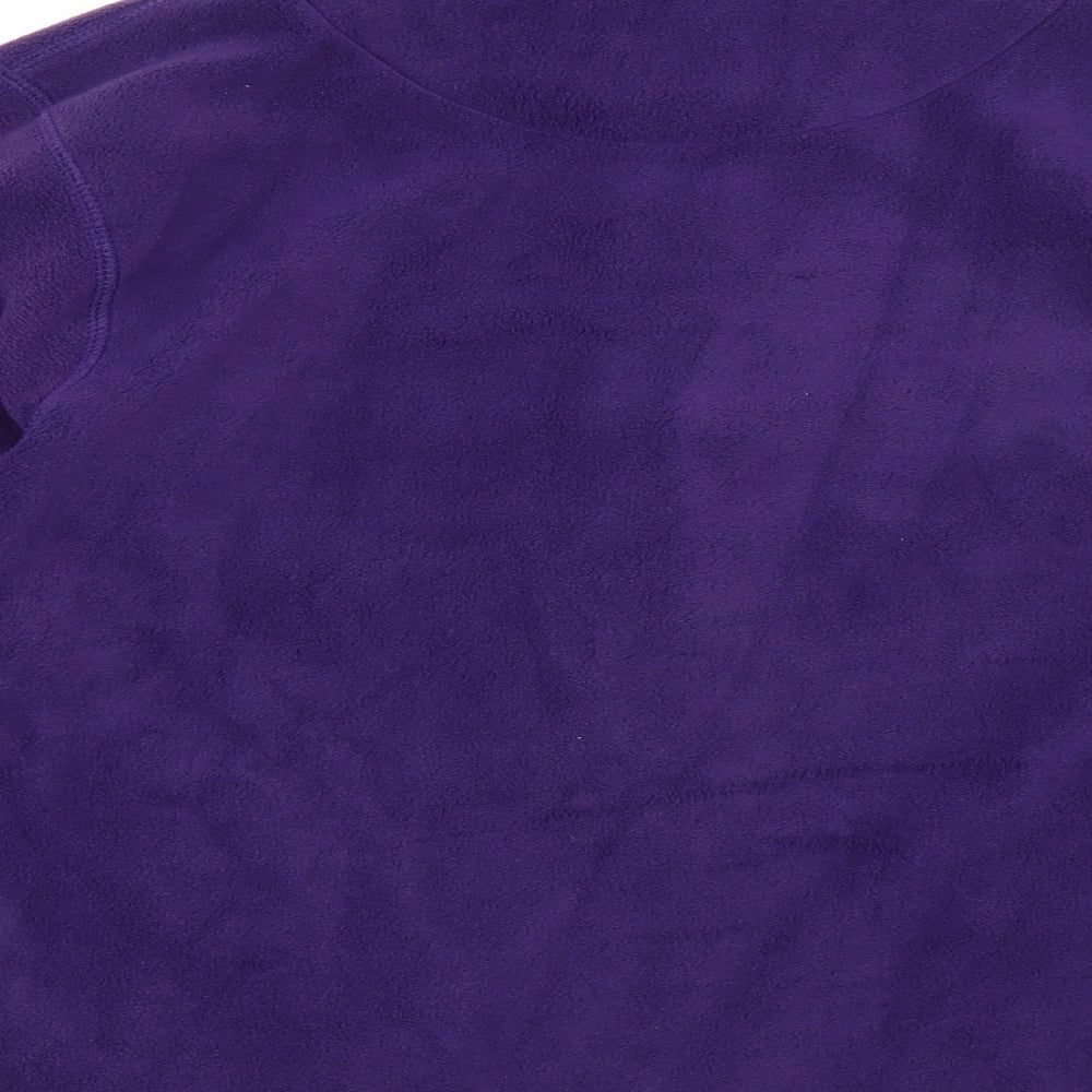 pure and natural Womens Purple   Full Zip Jumper Size M