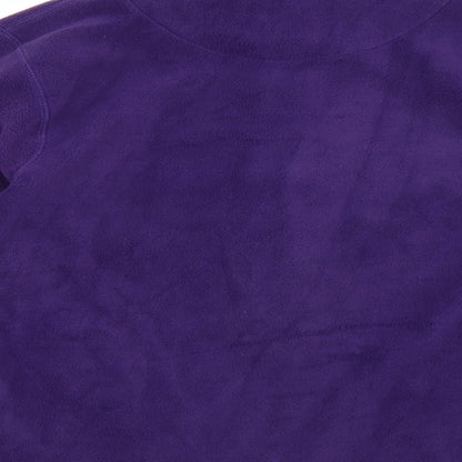 pure and natural Womens Purple   Full Zip Jumper Size M