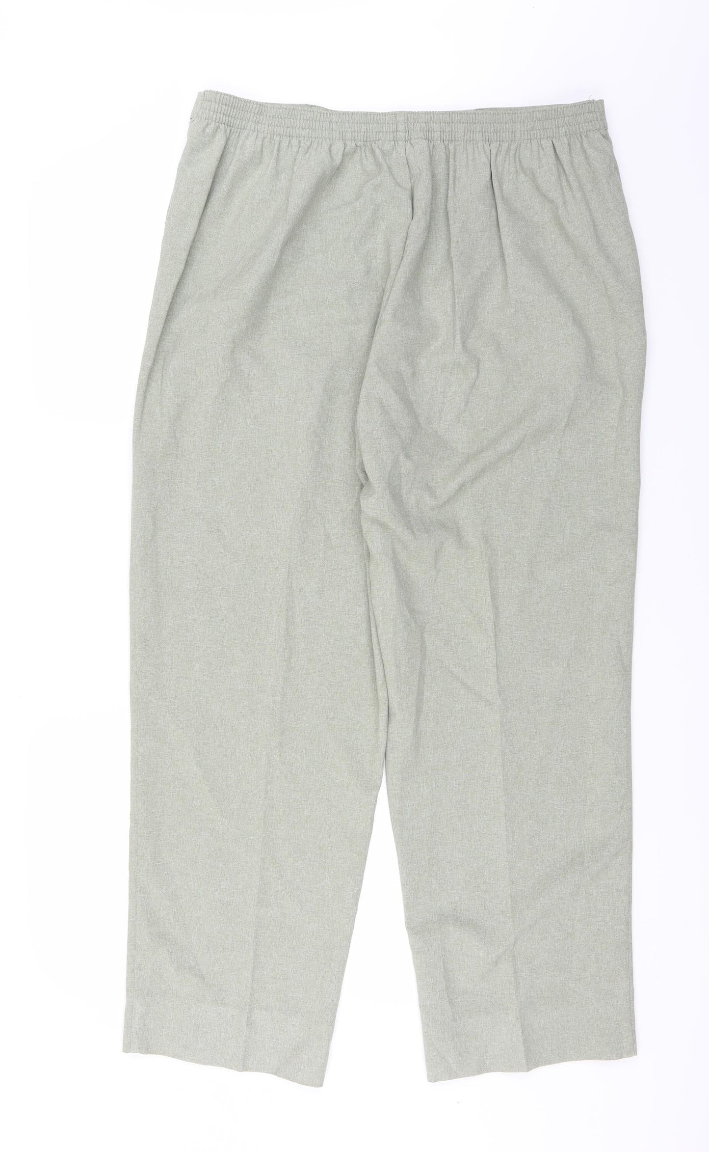 Womens UK Size 20 Classic Regular Fit  Green Trousers