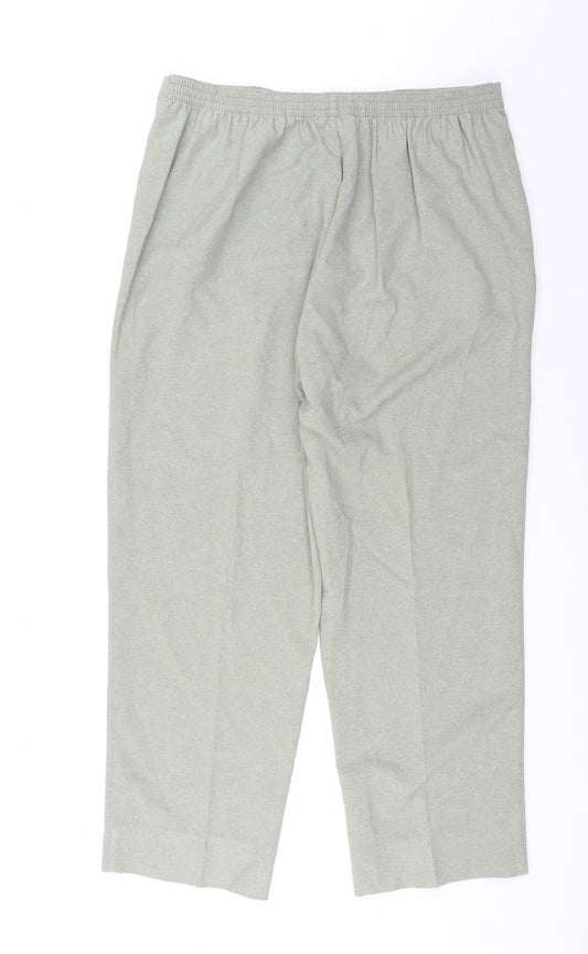 Classic Womens Green   Trousers  Size 20 L28 in