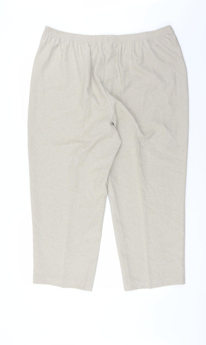 Womens UK Size 20 Le Bon Marché Regular Fit  Beige Trousers