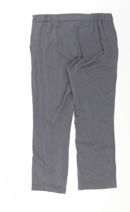 Womens UK Size 14 Anna Rose Regular Fit  Grey Trousers
