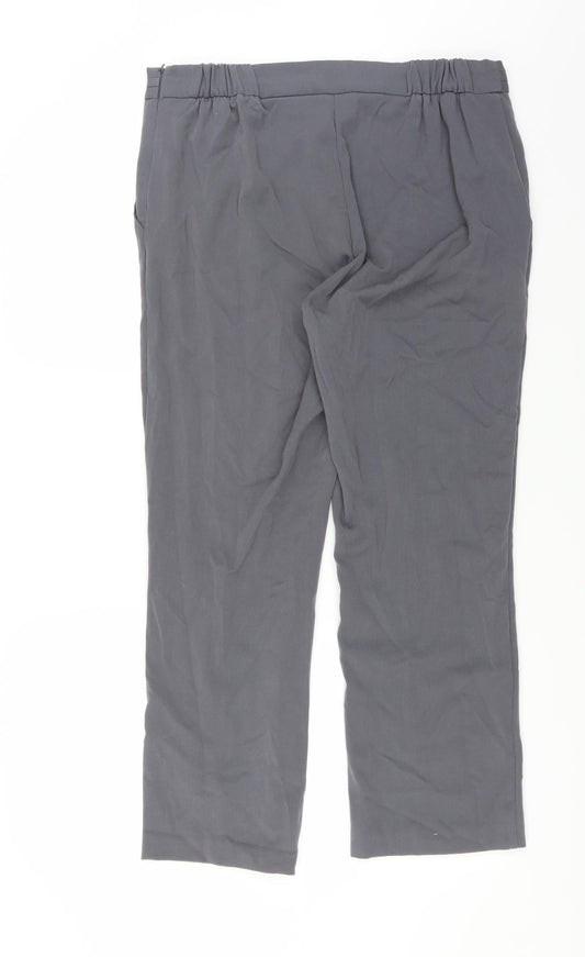 Womens UK Size 14 Anna Rose Regular Fit  Grey Trousers