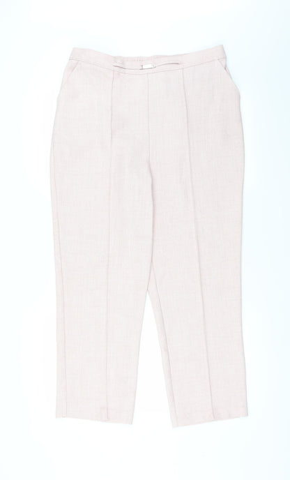 Womens UK Size 14 Matalan Regular Fit  Pink Trousers