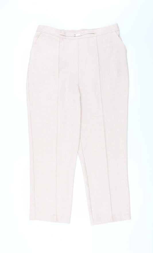 Matalan Womens Pink   Trousers  Size 14 L25 in