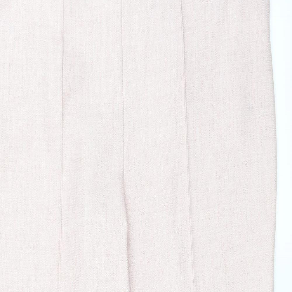 Womens UK Size 14 Matalan Regular Fit  Pink Trousers