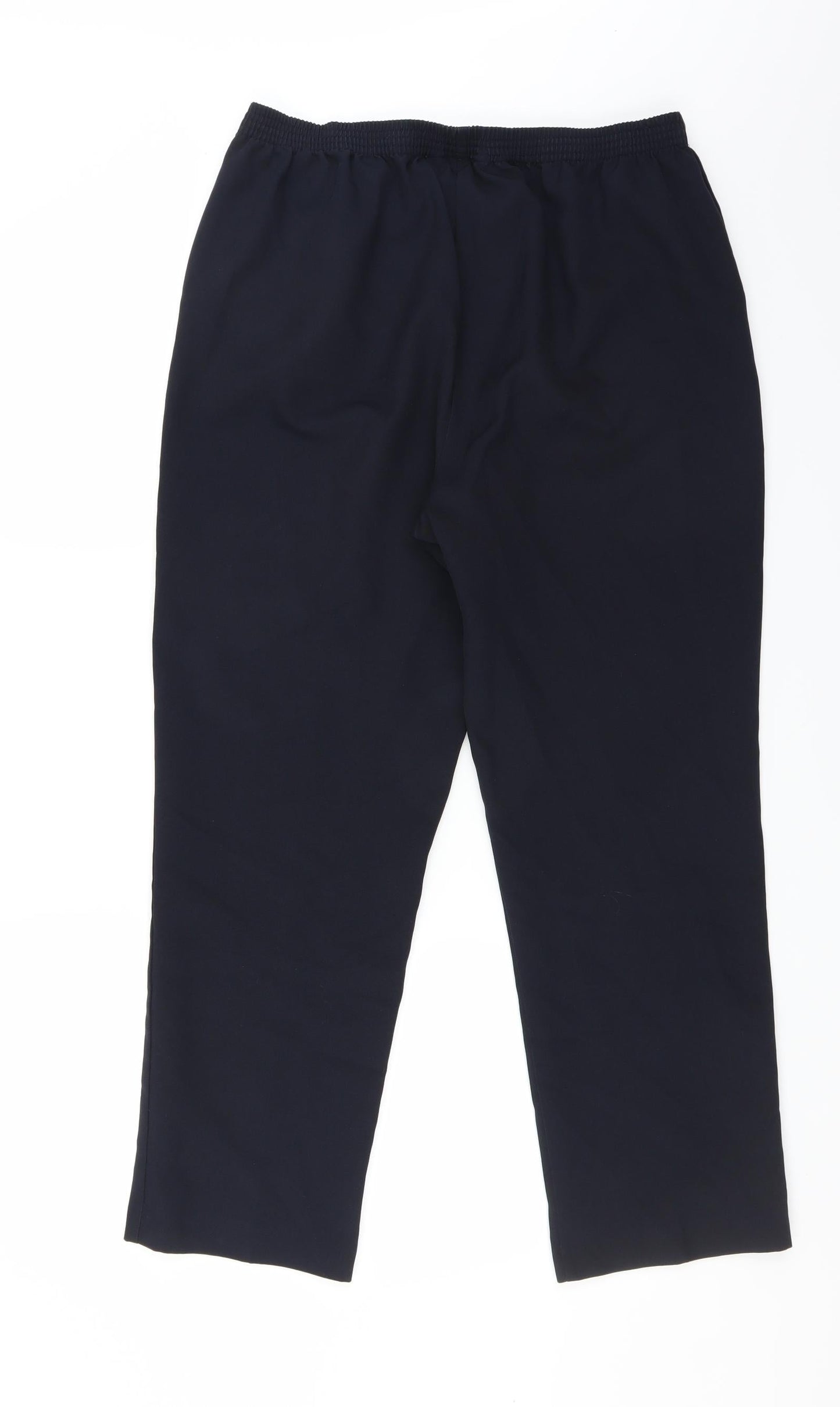 Womens UK Size 14 Preworn Regular Fit  Blue Trousers