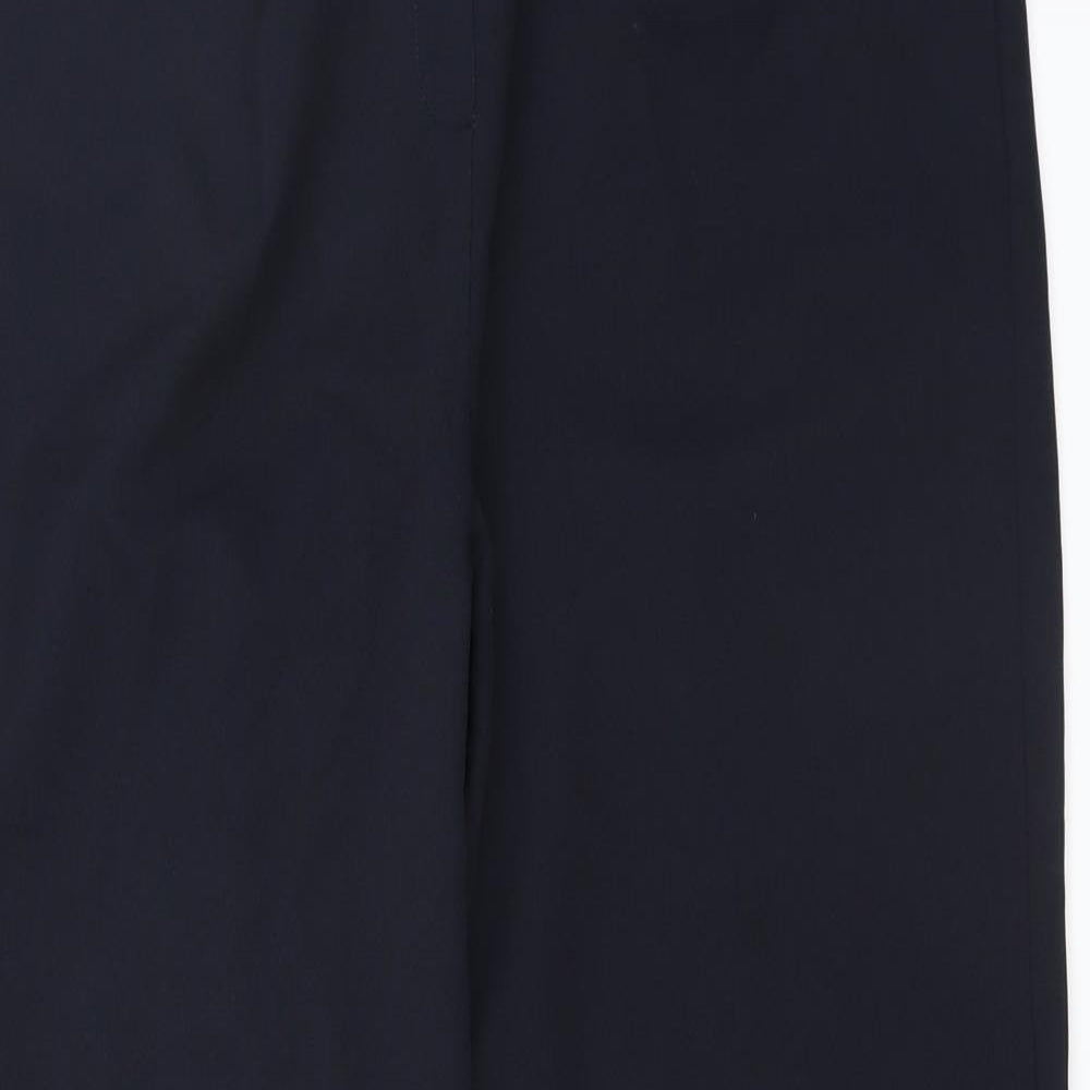 Womens UK Size 14 Preworn Regular Fit  Blue Trousers
