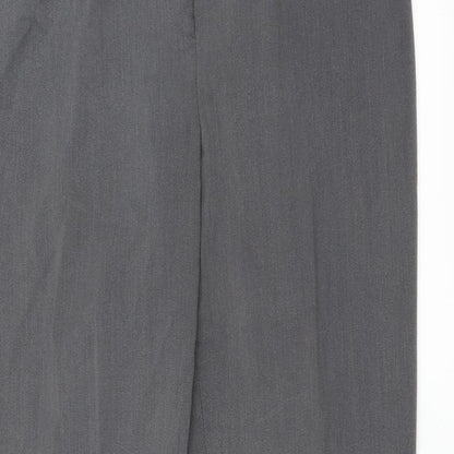 Womens UK Size 16 BASSINI Regular Fit  Grey Trousers