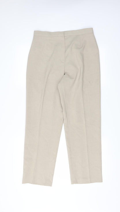 Debenhams Womens Beige   Trousers  Size 14 L27 in