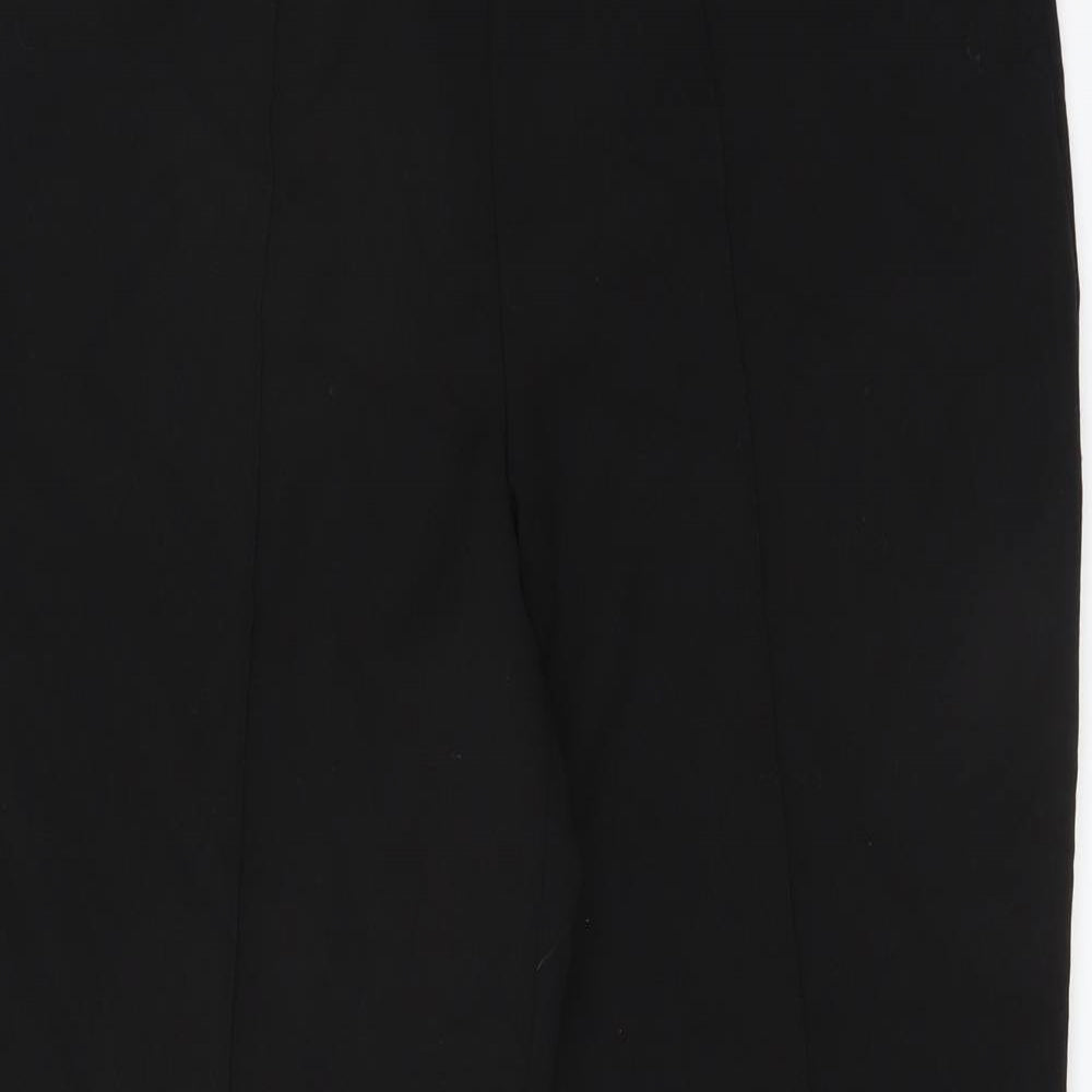 Womens UK Size 12 Classic Regular Fit  Black Trousers