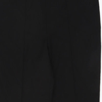Womens UK Size 12 Classic Regular Fit  Black Trousers