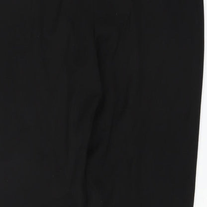 Womens UK Size 12 Classic Regular Fit  Black Trousers