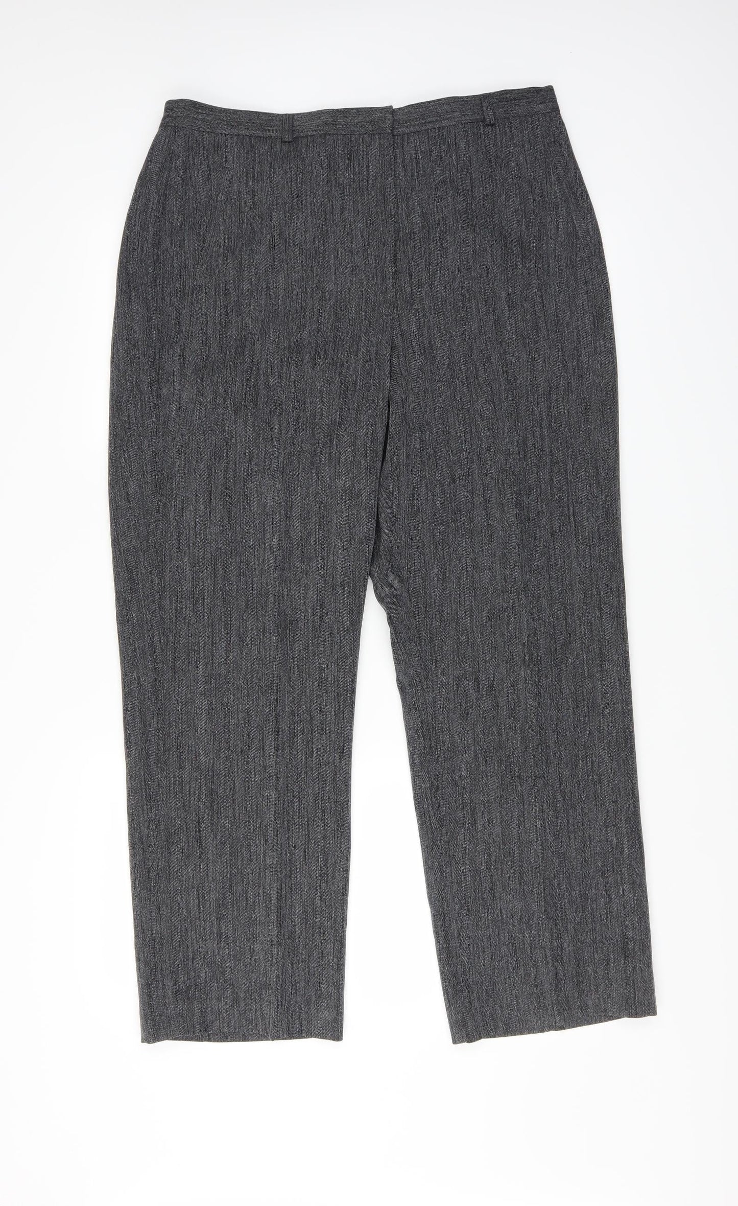 Classics Womens Grey   Trousers  Size 16 L28 in