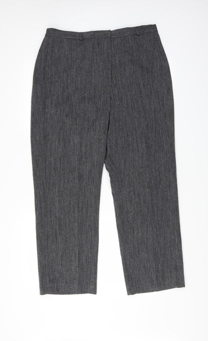 Classics Womens Grey   Trousers  Size 16 L28 in
