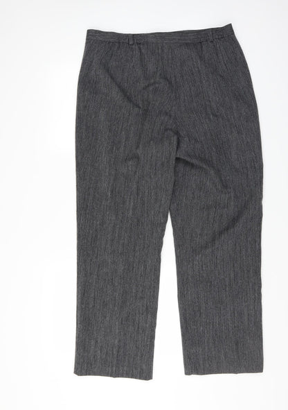 Classics Womens Grey   Trousers  Size 16 L28 in