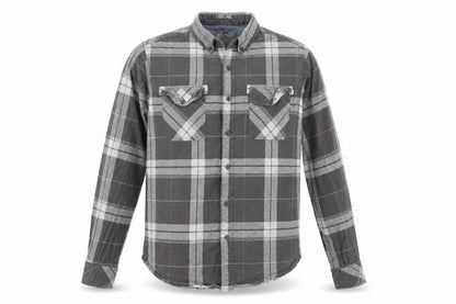Mens UK Size M Crosshatch Green  Button-Up Long Sleeve Casual Shirt