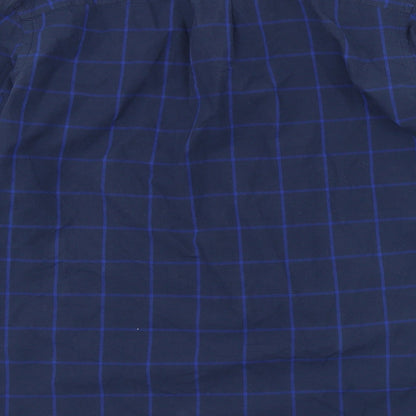 Mens UK Size S H&M Blue  Button-Up Long Sleeve Casual Shirt