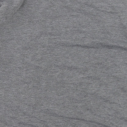 New Look Womens Grey  Jersey Pullover Sweatshirt Size 10