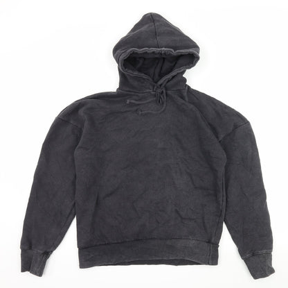 Missguided Womens Grey  Jersey Pullover Hoodie Size 4