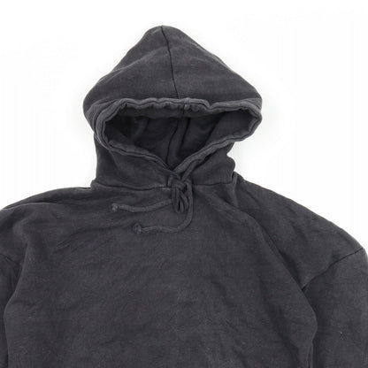 Missguided Womens Grey  Jersey Pullover Hoodie Size 4