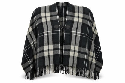 Next Womens Green Plaid Knit Jacket  One Size
