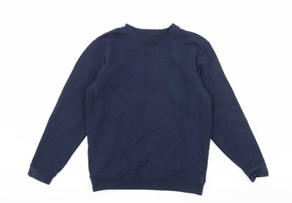 Nutmeg Boys Blue  Jersey Pullover Sweatshirt Size 11-12 Years