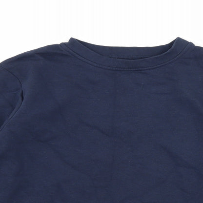 Nutmeg Boys Blue  Jersey Pullover Sweatshirt Size 11-12 Years