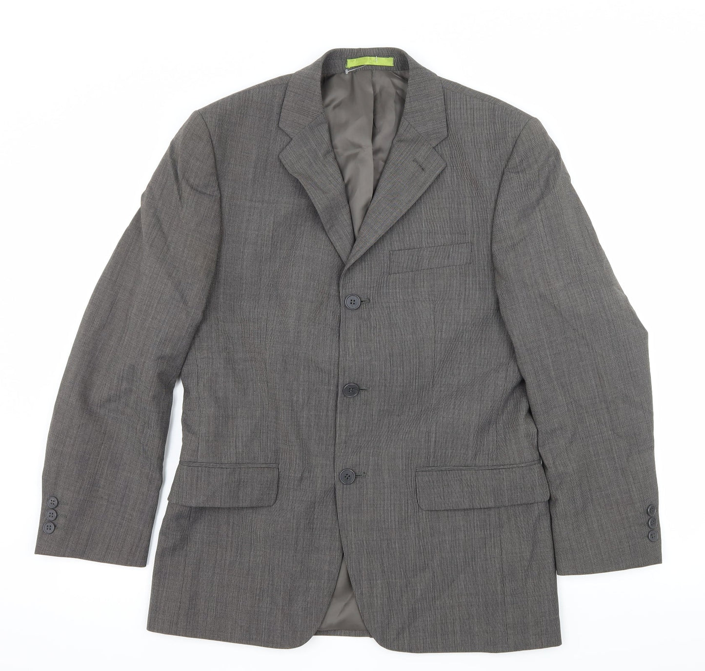 Mens UK Size S Burton Regular Grey Suit Jacket