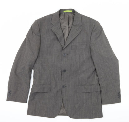 Mens UK Size S Burton Regular Grey Suit Jacket