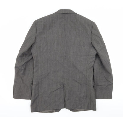 Mens UK Size S Burton Regular Grey Suit Jacket