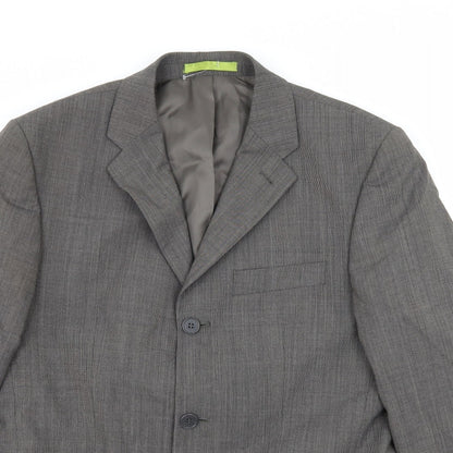 Mens UK Size S Burton Regular Grey Suit Jacket