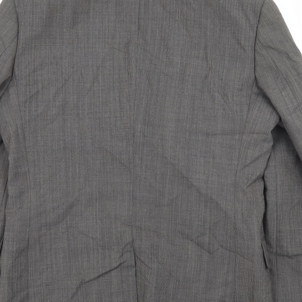 Mens UK Size S Burton Regular Grey Suit Jacket