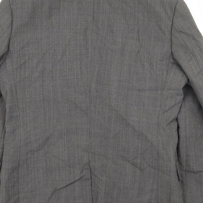 Mens UK Size S Burton Regular Grey Suit Jacket