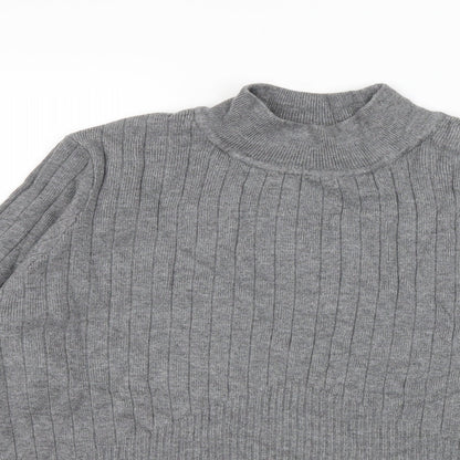 Marks and Spencer Womens Grey  Knit Pullover Jumper Size 20