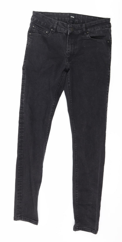 ASOS Womens Black  Denim Skinny Jeans Size 32 in L30 in