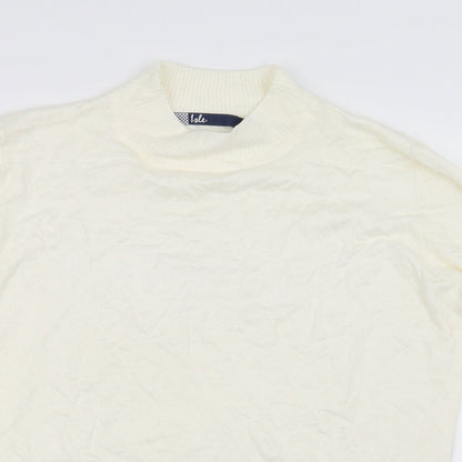 EWM Womens White   Cardigan Jumper Size M
