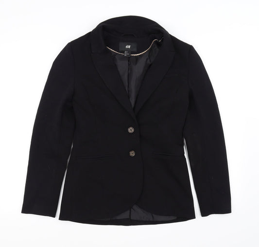 H&M Womens Black   Jacket Blazer Size 10